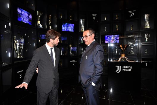 Sarri e Agnelli Sarri e Agnelli