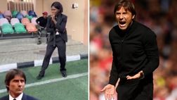 Imita le esultanze degli allenatori: tra loro Conte e Ancelotti | VIDEO