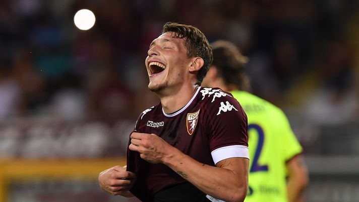 TURIN, ITALY - AUGUST 28:  Andrea Belotti of FC Torino reacts after missing a penalty during the Serie A match between FC Torino and Bologna FC at Stadio Olimpico di Torino on August 28, 2016 in Turin, Italy.  (Photo by Valerio Pennicino/Getty Images) 