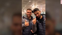 VIDEO Marocco-Portogallo, i giocatori del Bari caricano Cheddira per la gara Mondiale
