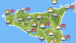 Meteo Palermo, coperto e pioggia debole: le previsioni di mercoledì 30 marzo 2022