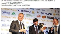 Zanetti si complimenta con Ranieri ricordando un episodio in particolare