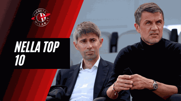 Paolo Maldini e Ricky Massara, dirigenti del Milan (getty images) Paolo Maldini e Ricky Massara, dirigenti del Milan (getty images)