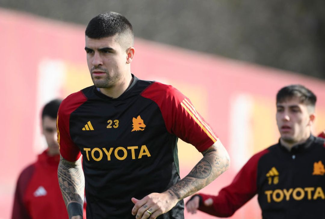 Roma, continua la preparazione per la sfida all’Atalanta – FOTO GALLERY - immagine 12