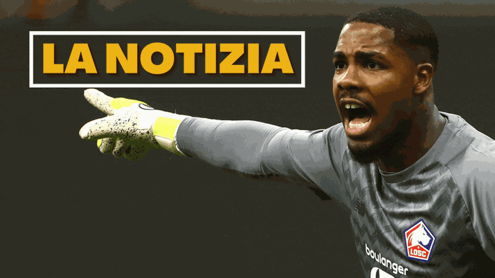 Mike Maignan, portiere del Lille vicinissimo al Milan (Getty Images) 