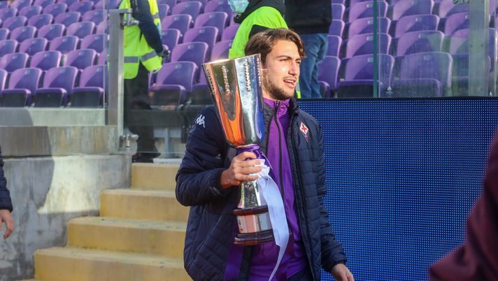 GERMOGLI PH: 11 DICEMBRE 2021 FIRENZE STADIO ARTEMIO FRANCHI SERIE A FIORENTINA VS SALERNITANA NELLA FOTO SFILATA DELLA PRIMAVERA DOPO LA VITTORIA DELLA COPPA 