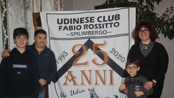 Udinese Club ‘Fabio Rossitto’ ha festeggiato il traguardo dei 25 anni