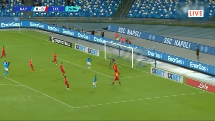 VIDEO Napoli-Lecce 1-0, Elmas porta in vantaggio gli azzurri VIDEO Napoli-Lecce 1-0, Elmas porta in vantaggio gli azzurri - immagine 1