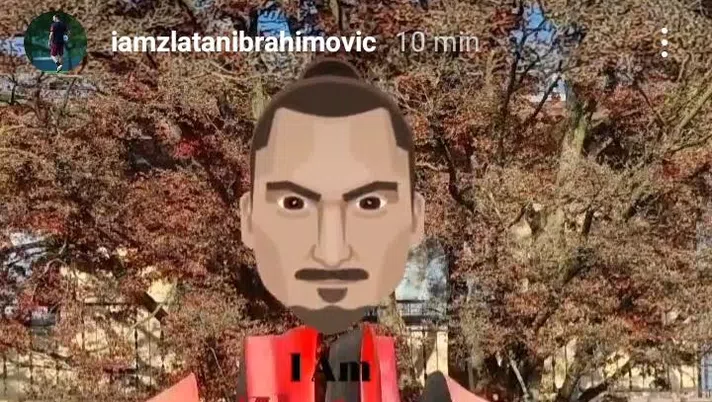 Zlatan Ibrahimovic, AC Milan, Instagram Story da Milanello