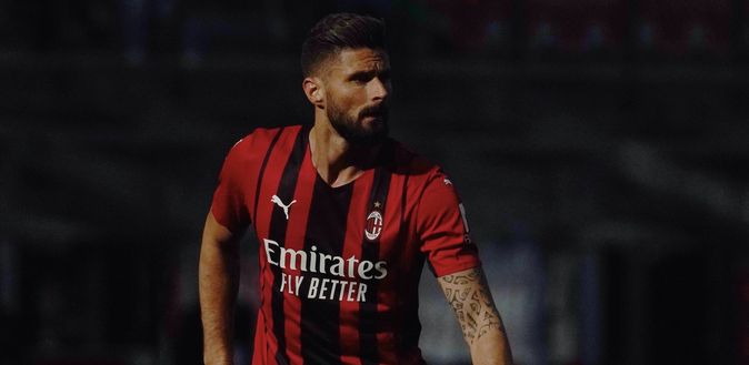 Olivier Giroud (attaccante AC Milan) durante Milan-Sampdoria 1-0 (Serie A 2021-2022) | News (Getty Images) Olivier Giroud AC Milan