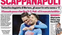 Prima Pagina, Corriere dello Sport: “ScappaNapoli! Spalletti travolge la Lazio”