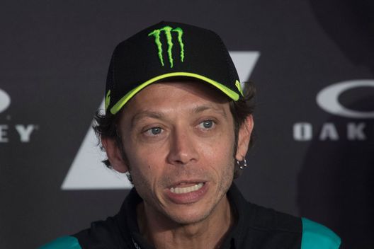 SCARPERIA, ITALY - MAY 27: Valentino Rossi of Italy and Petronas Yamaha SRT speaks during the press conference pre-event during the MotoGP Of Italy - Previews at Mugello Circuit on May 27, 2021 in Scarperia, Italy. (Photo by Mirco Lazzari gp/Getty Images) SCARPERIA, ITALY - MAY 27: Valentino Rossi of Italy and Petronas Yamaha SRT speaks during the press conference pre-event during the MotoGP Of Italy - Previews at Mugello Circuit on May 27, 2021 in Scarperia, Italy. (Photo by Mirco Lazzari gp/Getty Images)