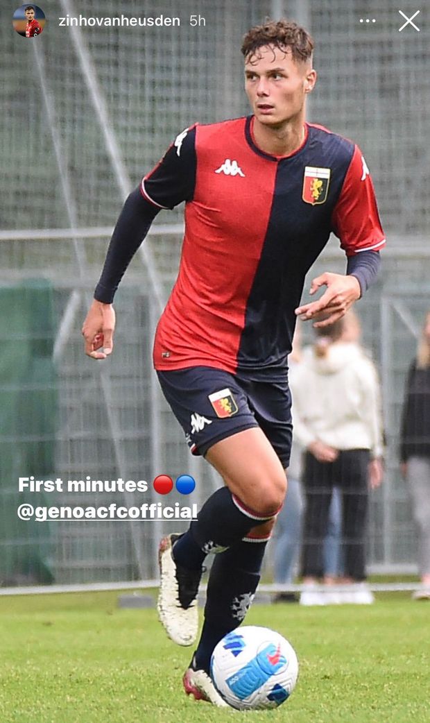 Genoa, primi minuti per Vanheusden in amichevole: scatto social al triplice fischio- immagine 2
