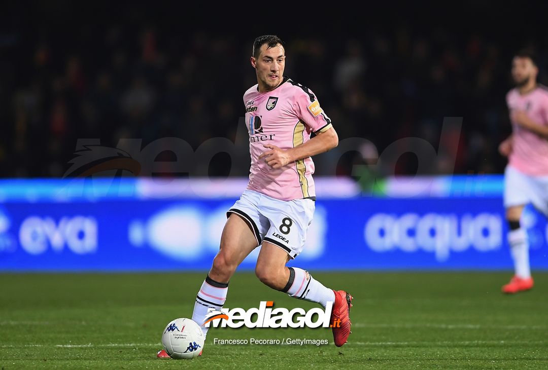  during the Serie B match between Benevento and Carpi FC at Stadio Ciro Vigorito on April 14, 2019 in Benevento, Italy. 
