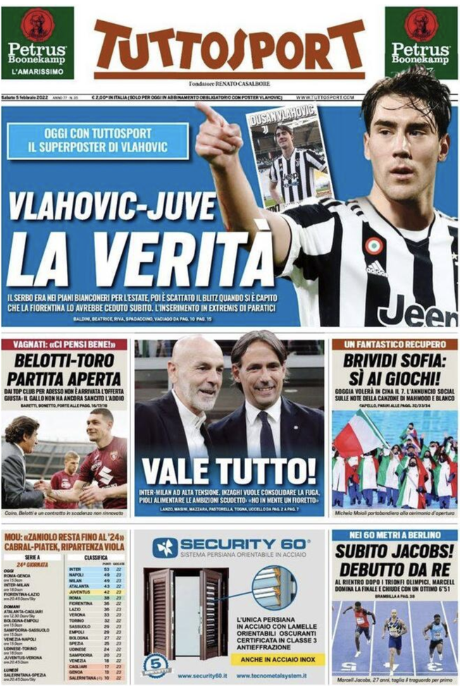 prima pagina