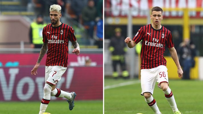 Samuel Castillejo &amp; Alexis Saelemaekers, esterni del Milan (credits Getty Images) 