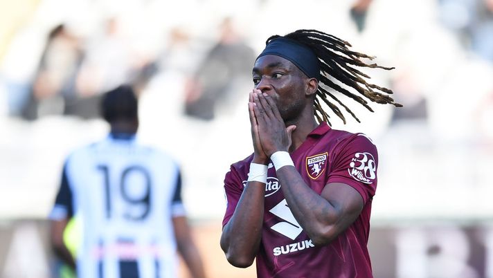 TURIN, ITALY - FEBRUARY 05: Yann Karamoh of Torino FC reacts during the Serie A match between Torino FC and Udinese Calcio at Stadio Olimpico di Torino on February 05, 2023 in Turin, Italy. (Photo by Valerio Pennicino/Getty Images) Karamoh è in pole, dubbio in mezzo e il ruolo di Rodriguez: chi gioca e chi rischia nel Torino - immagine 1