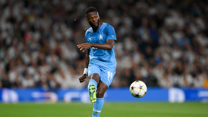 LONDON, ENGLAND - SEPTEMBER 07: Chancel Mbemba of Marseille in action during the UEFA Champions League group D match between Tottenham Hotspur and Olympique Marseille at Tottenham Hotspur Stadium on September 07, 2022 in London, England. (Photo by Mike Hewitt/Getty Images)  Marsiglia Nantes