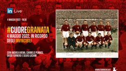 #CuoreGranata – 4 maggio 2022, in ricordo degli Invincibili, live dalle 18:30