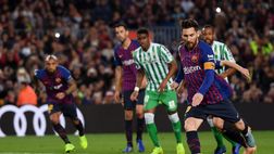 Non solo l’Inter, la Champions pesa anche per il Barça: tracollo al Camp Nou col Betis