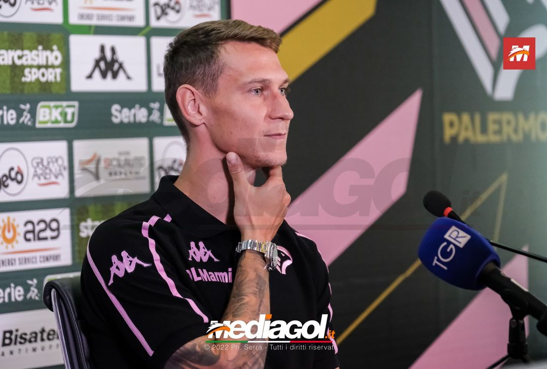 FOTO PALERMO, Leo Stulac presentato in conferenza stampa (Gallery) - immagine 13