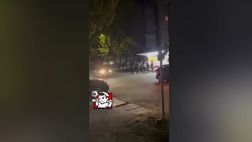 Milan-Dinamo Zagabria, ultras distruggono una panineria | VIDEO