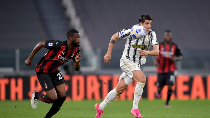 Tomori Morata Juventus-Milan 0-3 Serie A 2020-2021