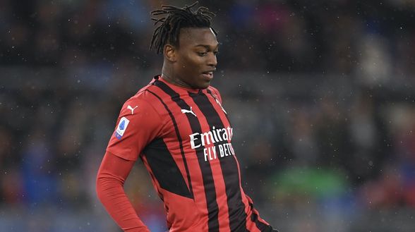 Rafael Leao (attaccante AC Milan) qui durante Lazio-Milan 1-2 (Serie A 2021-2022) | News (Getty Images) Rafael Leao AC Milan Lazio-Milan 1-2 Serie A 2021-2022