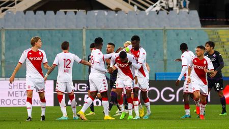 GERMOGLI PH: 17 DICEMBRE 2022 FIRENZE STADIO ARTEMIO FRANCHI PARTITA AMICHEVOLE TRA FIORENTINA E MONACO NELLA FOTO ESULTANZA MONACO