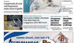 Prima Pagina, Giornale di Sicilia: “Ricoveri, la Sicilia si cautela”