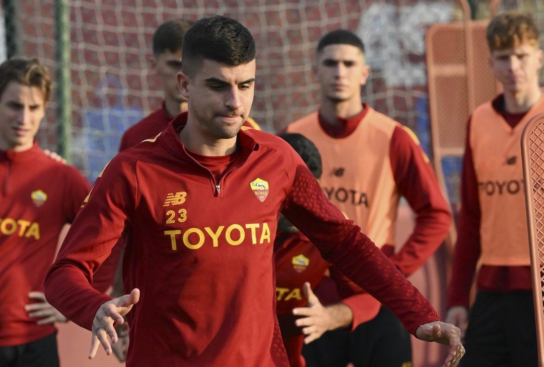 Roma, rifinitura in vista del Bologna: ancora in gruppo Solbakken – FOTO GALLERY - immagine 38