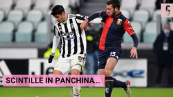 VIDEO Juventus-Genoa, il battibecco in panchina: cos’è successo tra Allegri e Morata