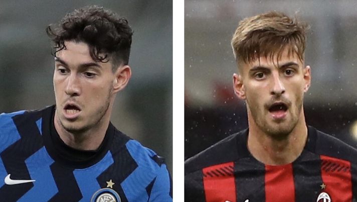 Alessandro Bastoni e Matteo Gabbia, difensori di Inter e Milan 