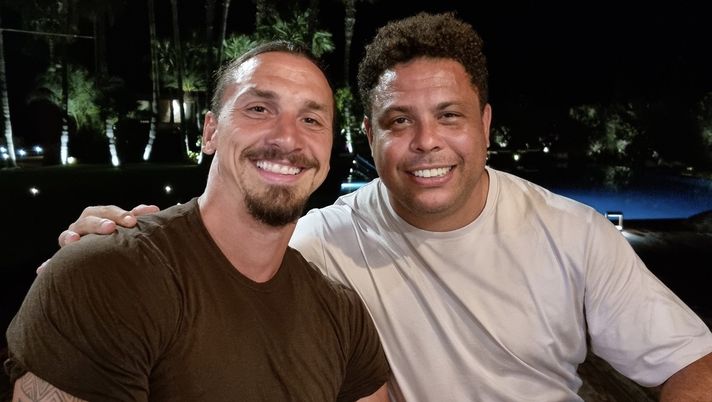 Ibrahimovic, scatto social con Ronaldo: “Provate solo ad immaginare …” 