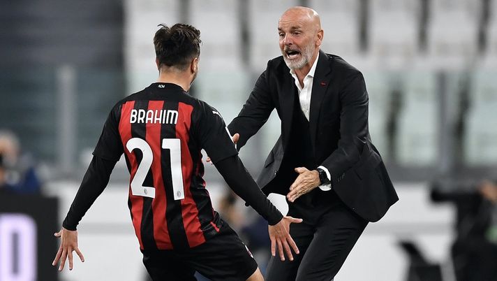 Brahim Díaz Stefano Pioli Juventus-Milan AC Milan