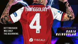 Il Cagliari annuncia Nainggolan con la grafica di… “Ritorno al futuro”