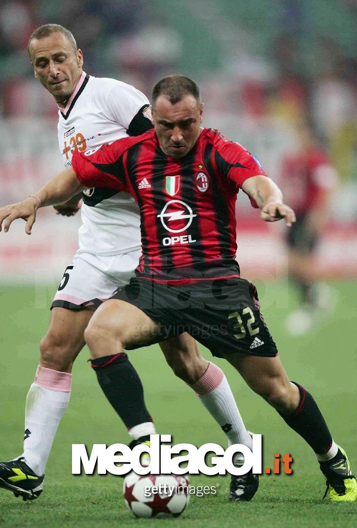 MILANO 20/05/2005 FOOTBALL MATCH MILAN - PALERMO / CORINI AND BROCCHI / PHOTO NEWPRESS 