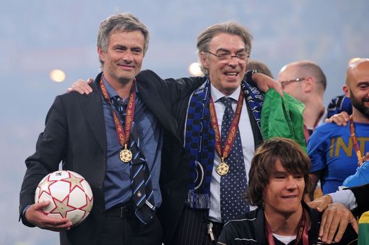 Getty Images mourinho moratti inter