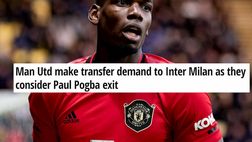 Mirror boom: “Lo United dice sì all’Inter per Pogba ma solo in uno scambio clamoroso”