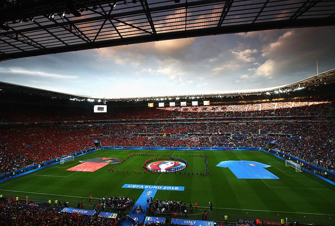  LYON, FRANCE - JUNE 13: A general view of the stadium prior to the UEFA EURO 2016 Group E match between Belgium and Italy at Stade des Lumieres on June 13, 2016 in Lyon, France.  (Photo by Clive Brunskill/Getty Images) 