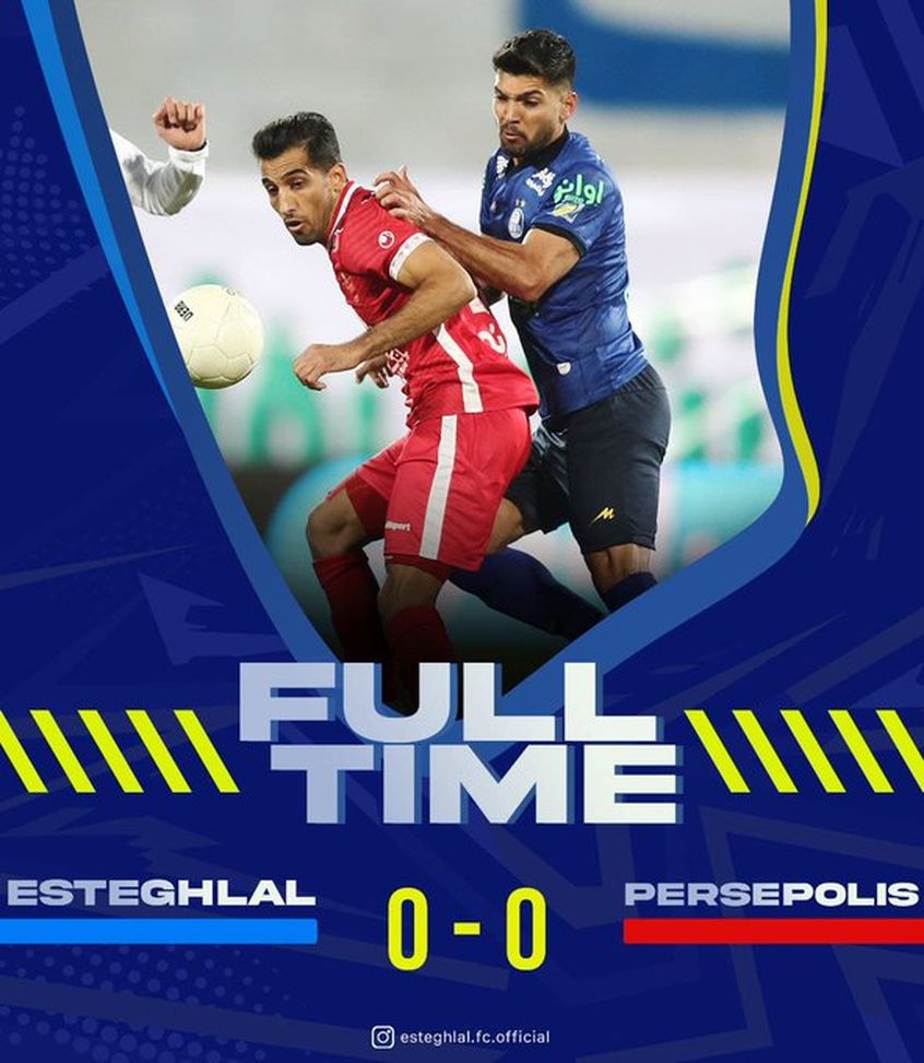 Senza tifosi e senza gol: zero a zero totale nel derby di Teheran- immagine 2