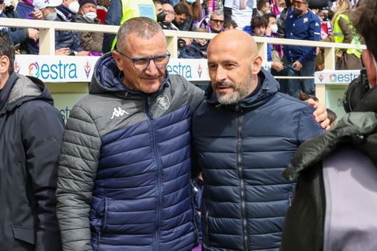 GERMOGLI PH: 3 APRILE 2022 FIRENZE STADIO ARTEMIO FRANCHI SERIE A FIORENTINA VS EMPOLI NELLA FOTO MISTER VINCENZO ITALIANO E MISTER ANDREAZZOLI GERMOGLI PH: 3 APRILE 2022 FIRENZE STADIO ARTEMIO FRANCHI SERIE A FIORENTINA VS EMPOLI NELLA FOTO MISTER VINCENZO ITALIANO E MISTER ANDREAZZOLI
