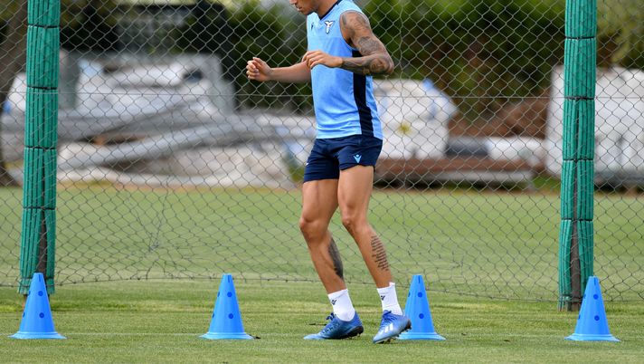 ROME, ITALY - MAY 12: Joaquin Correa SS Lazio during the SS Lazio training session at the Formello center on May 12, 2020 in Rome, Italy. (Photo by Marco Rosi/Getty Images) ROME, ITALY - MAY 12: Joaquin Correa SS Lazio during the SS Lazio training session at the Formello center on May 12, 2020 in Rome, Italy. (Photo by Marco Rosi/Getty Images)