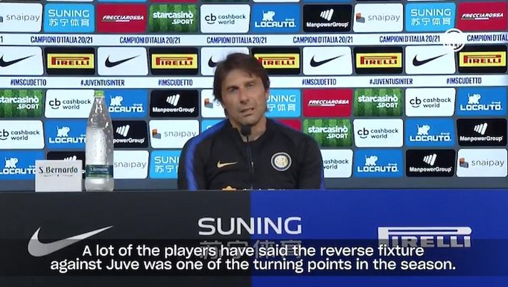 Conte: &#8220;Campionato equilibrato per tutti tranne l&#8217;Inter. Grande lotta ma dietro di noi&#8221; 