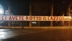 La Juventus rimonta nel derby e la curva granata si sfoga al Filadelfia: “Ci avete rotto…”
