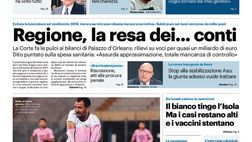 Prima Pagina, Giornale di Sicilia: “Regione, la resa dei conti. Il bianco tinge l’isola”
