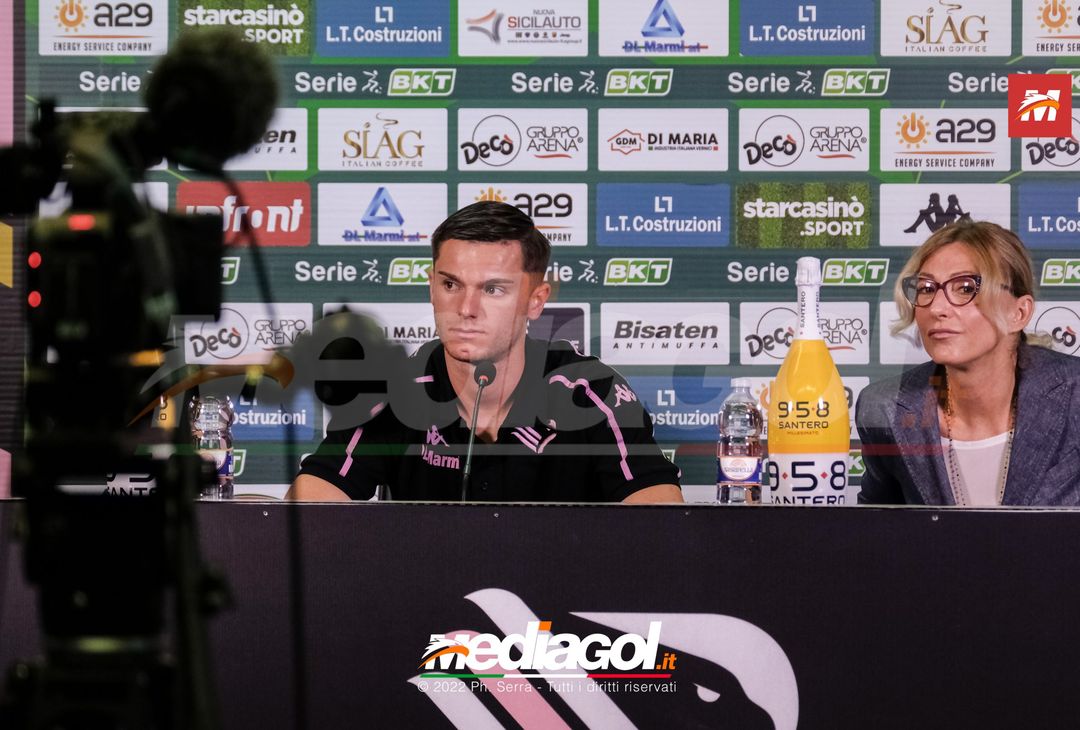 FOTO PALERMO, Mladen Devetak presentato in conferenza stampa (Gallery) - immagine 19