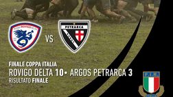Petrarca Rugby, la Coppa Italia va al Rovigo