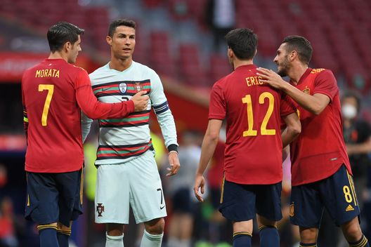 Morata Cristiano Ronaldo (getty images) Morata Cristiano Ronaldo (getty images)