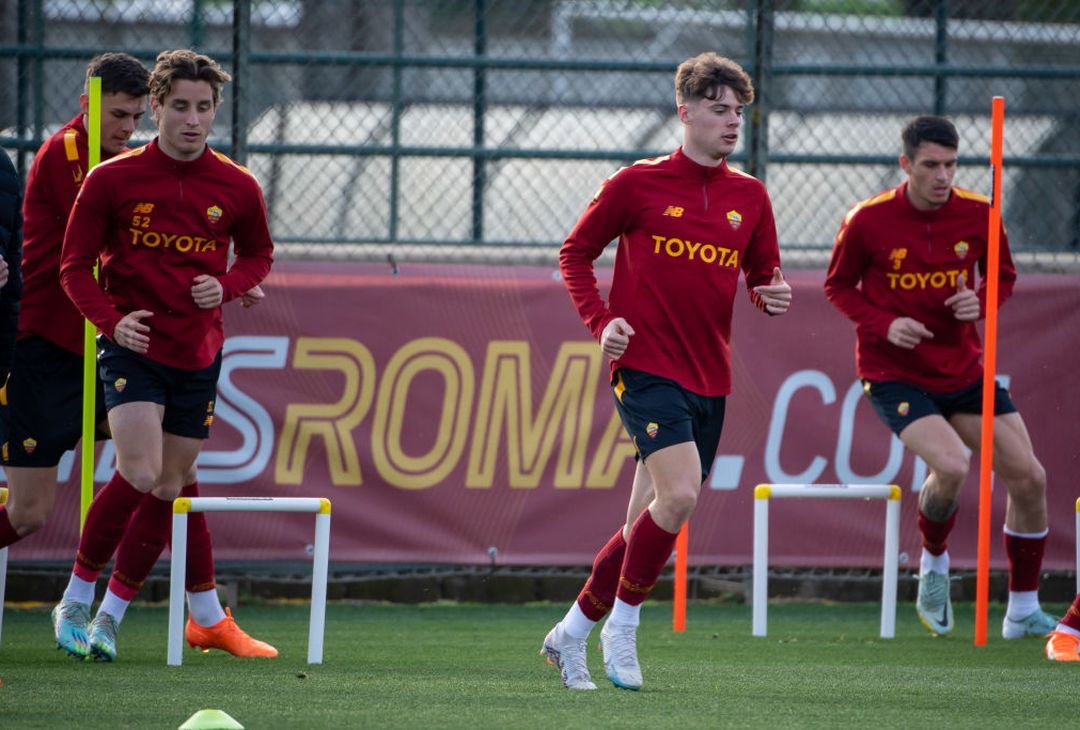 Roma, la rifinitura a Trigoria in vista della Real Sociedad – FOTO GALLERY - immagine 20